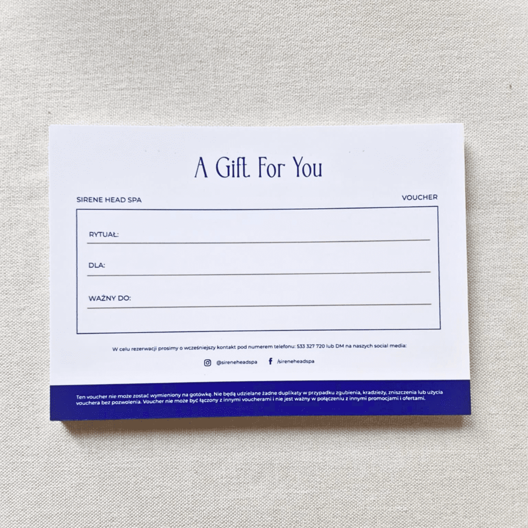 voucher rytuał szept syreny voucher rytuał szept syreny