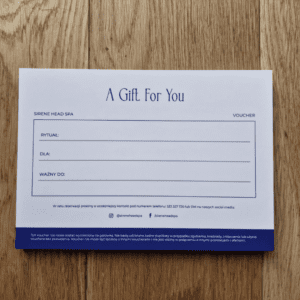 Koszyk voucher męskie head spa trytona